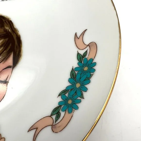 Vintage Collectible Plate Now I Lay Me Down To Sleep Japan 7.25" Religious Theme - Picture 4 of 5